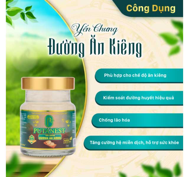 Hộp Thịnh Vượng 6 Hũ Yến Chưng Thượng Hạng Đường Ăn Kiêng 35%