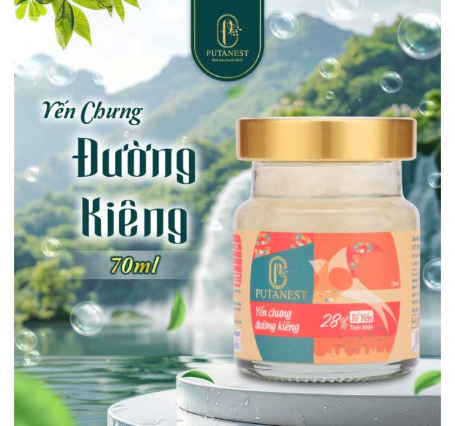 Yến Chưng Cao Cấp Đường Kiêng 28%